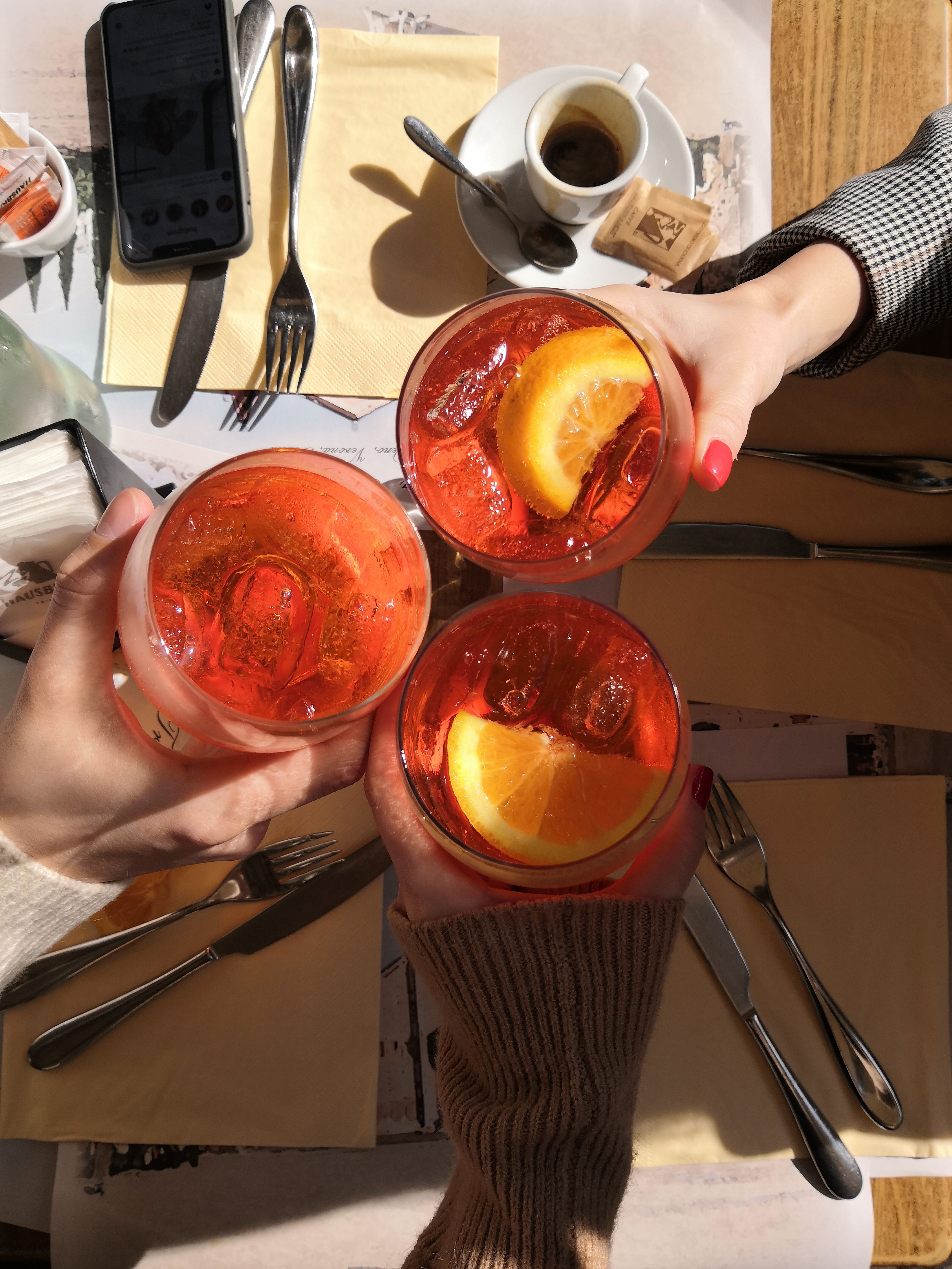 A PITCHER OF SANGRIA OR APEROL SPRITZ ON US