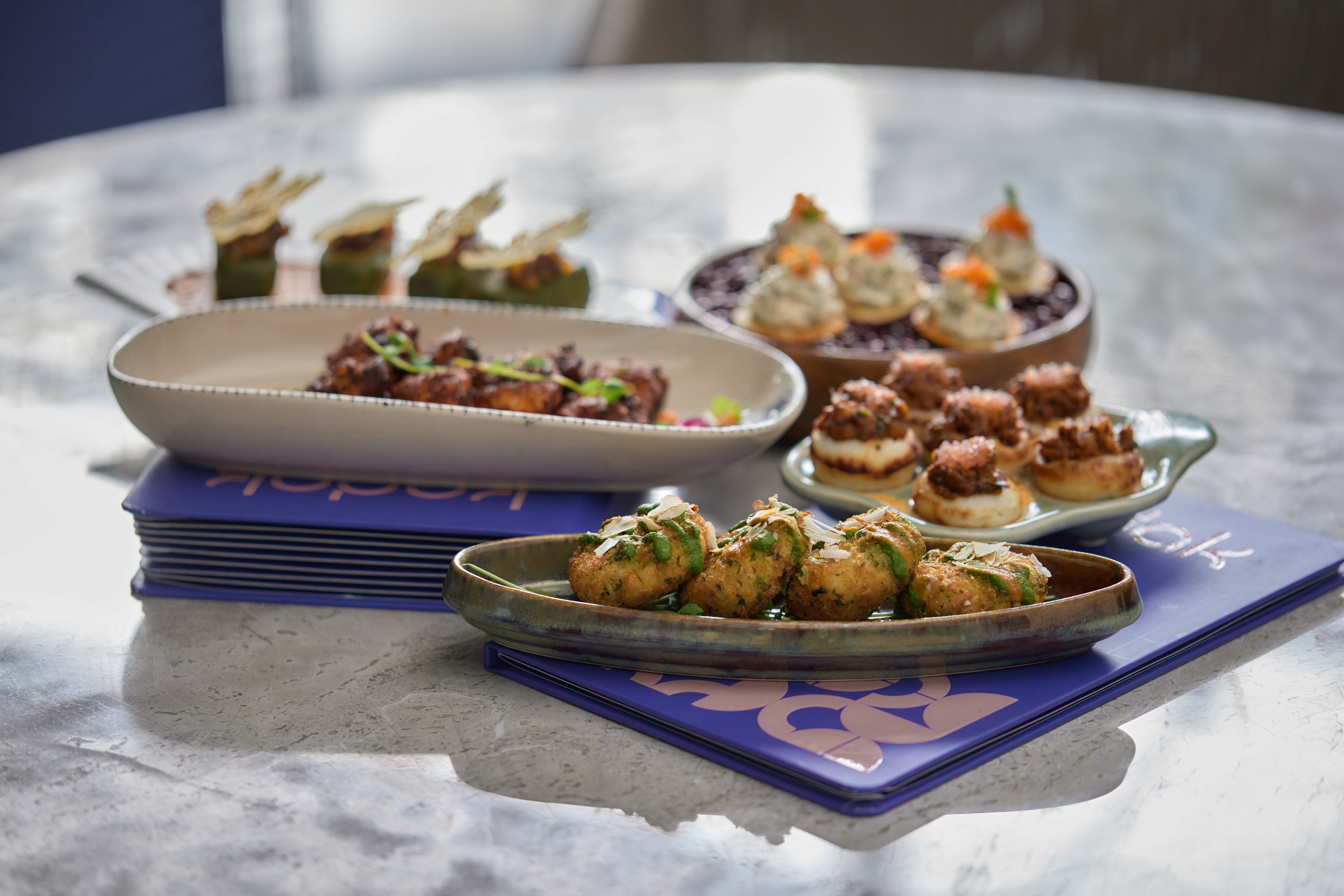 A STREET FOOD PLATTER WITH OUR COMPLIMENTS